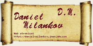 Daniel Milankov vizit kartica